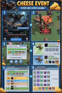 Cheese Event step-by-step guide infographic